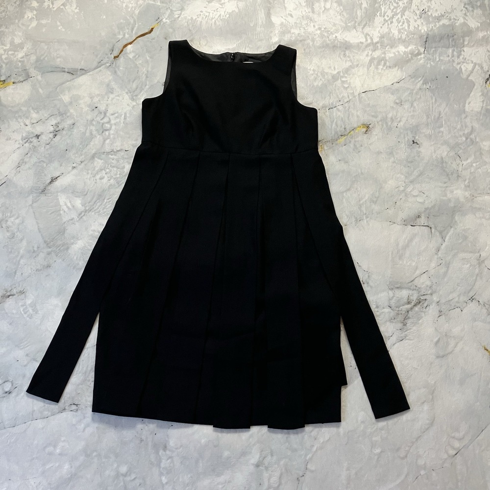 Cabi Black Evening‎ Dress Womens Size 8 Pleated Cocktail Minimalist